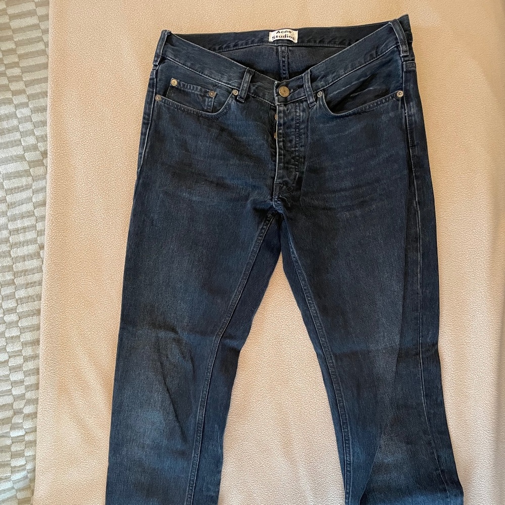 Acne Studios Men's Black Denim, sz 30x31
